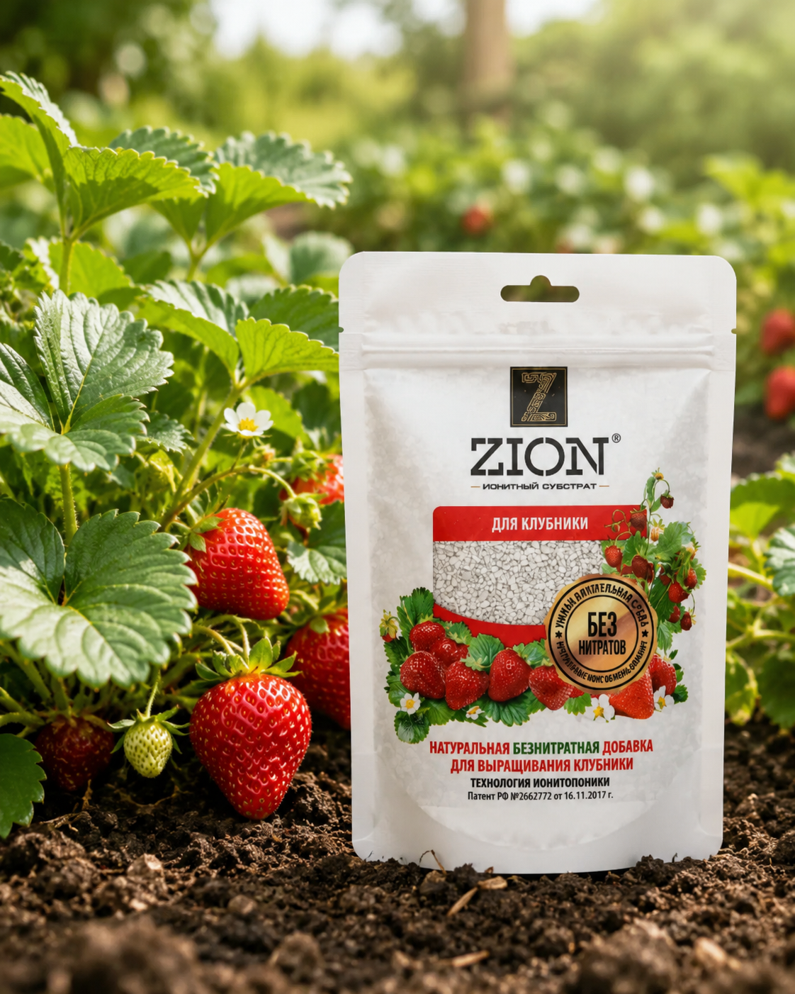 Удобрение для клубники и земляники ZION ЦИОН, 250 гр