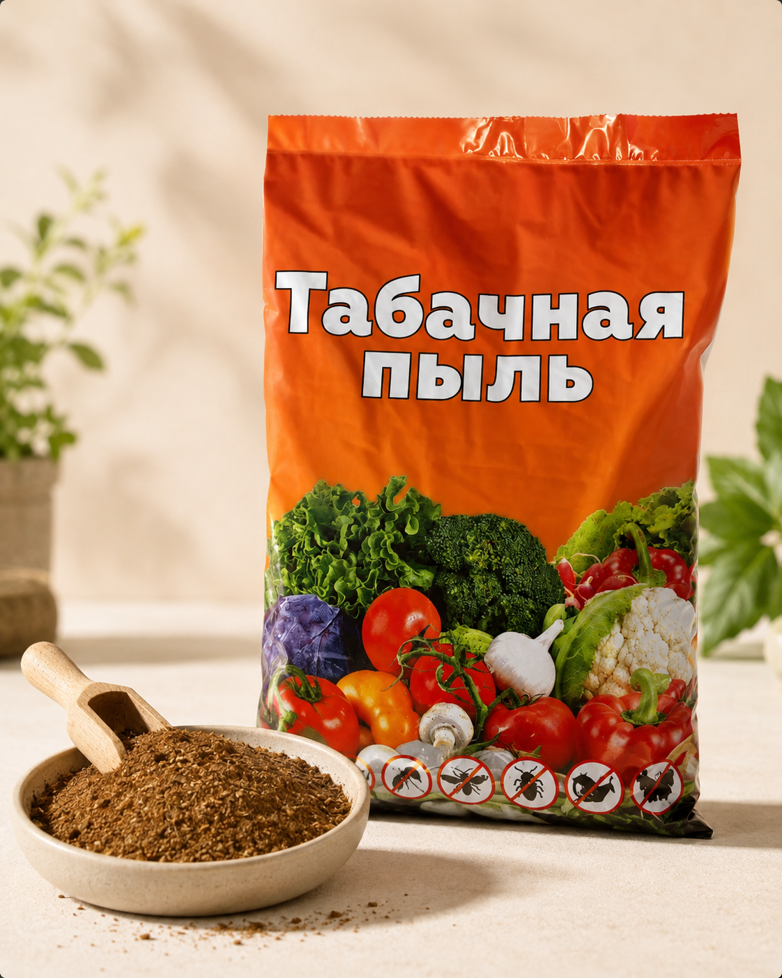 Табачная пыль для огорода, 1 кг