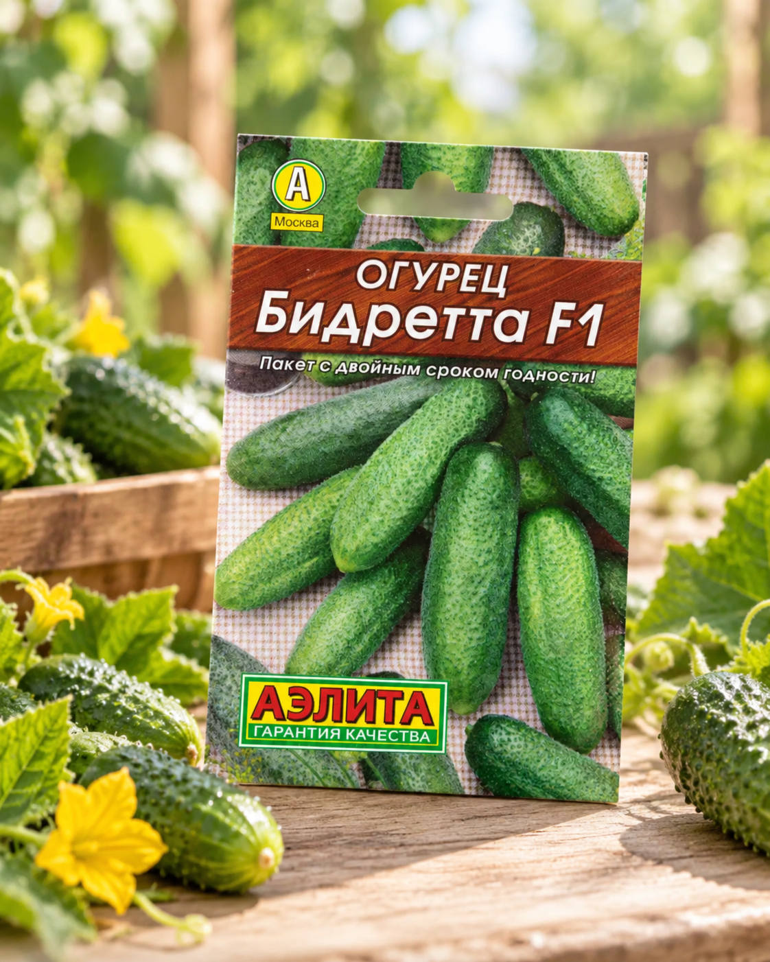 Семена Огурец Бидретта F1, Аэлита, 1 шт
