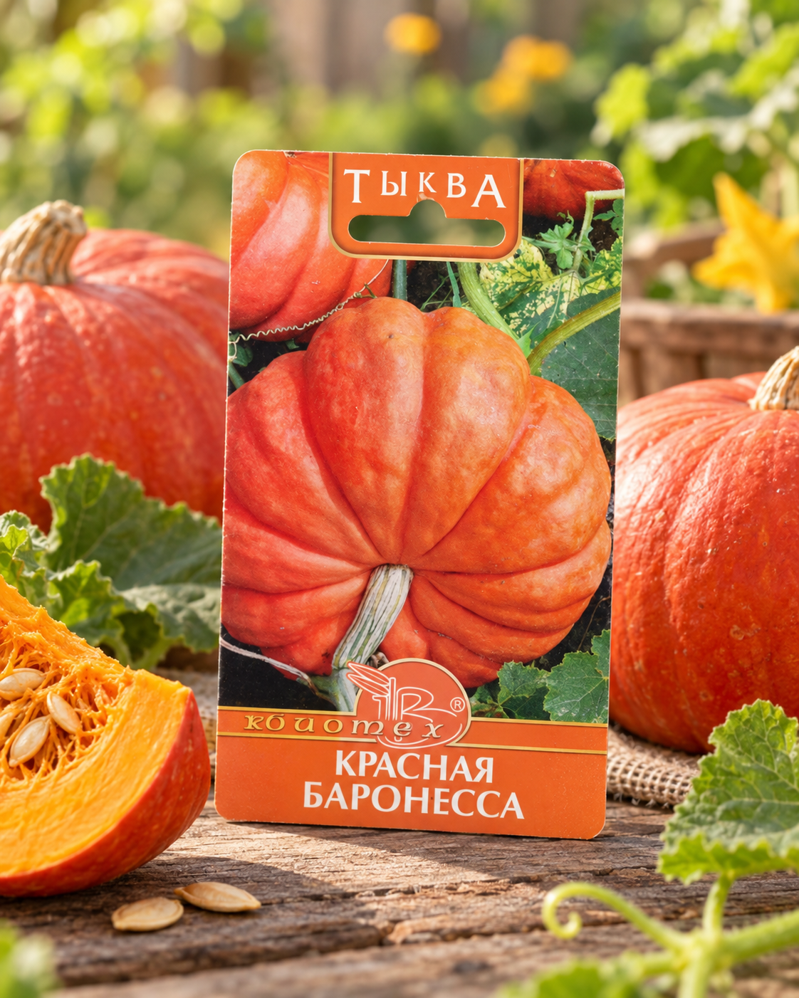 Семена Тыква Красная баронесса, 1 шт